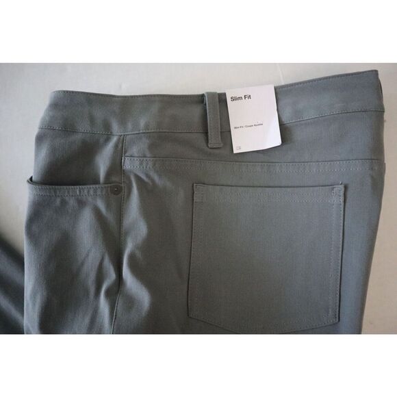 Nike BV6081 084 Women's Sz 14 Gray DRI-FIT Slim Fit Golf Pants - Picture 5 of 9